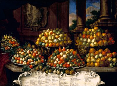 Pears by Bartolomeo Bimbi